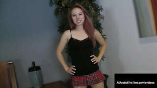 Red Head Hottie Sofie Carter pai, he nui te wa i roto i tona iti butthole ki te puranga taraiwa, te kāhua hikituri, hulu, play, me te ake! Ataata tonu &amp;amp; Atu i AllAnalAllTheTime.com!