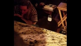 Groot borste VET mooi vrou Mondseks Kom Sluk Versteekte Kamera